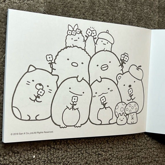 Sumikkogurashi Mini Coloring Book Officially Licensed San-X Japan Exclusive Cute - Picture 11 of 12
